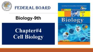 9th Biology Chapter 4 Cell Biology