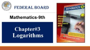 9th Mathematics Chapter 3 Logarithms