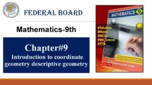 9th mathematics Chapter 9 Introduction to coordinate geometry descriptive geometry