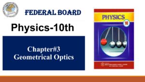 10th Physics Chapter 3: Geometrical Optics